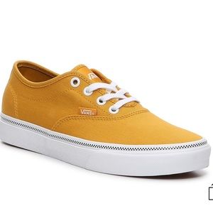 Women’s Mustard Yellow Vans Doheney Sneaker. Size 10. Brand new, Never Worn.